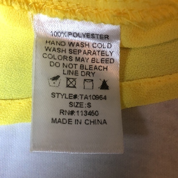 LULUMARI Peek A Boo Blouse w/ Embroidery Sz S - Picture 8 of 9